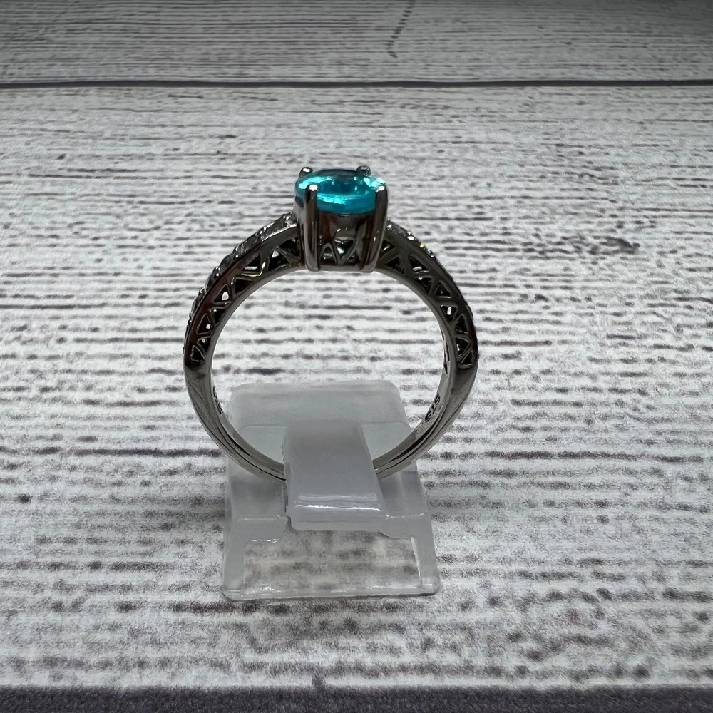 PARAIBA APATITE RING (073) - Picture 6 of 6